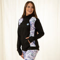 Women's Paw Print Yoga Crossover Set – Cute Animal Print Activewear