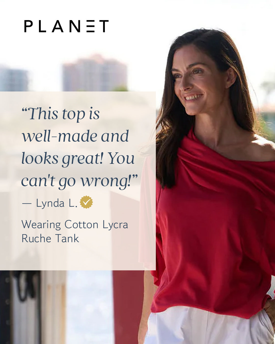 Women's Pima Cotton Jackie O Top – Classic Royal Blue Preppy Style