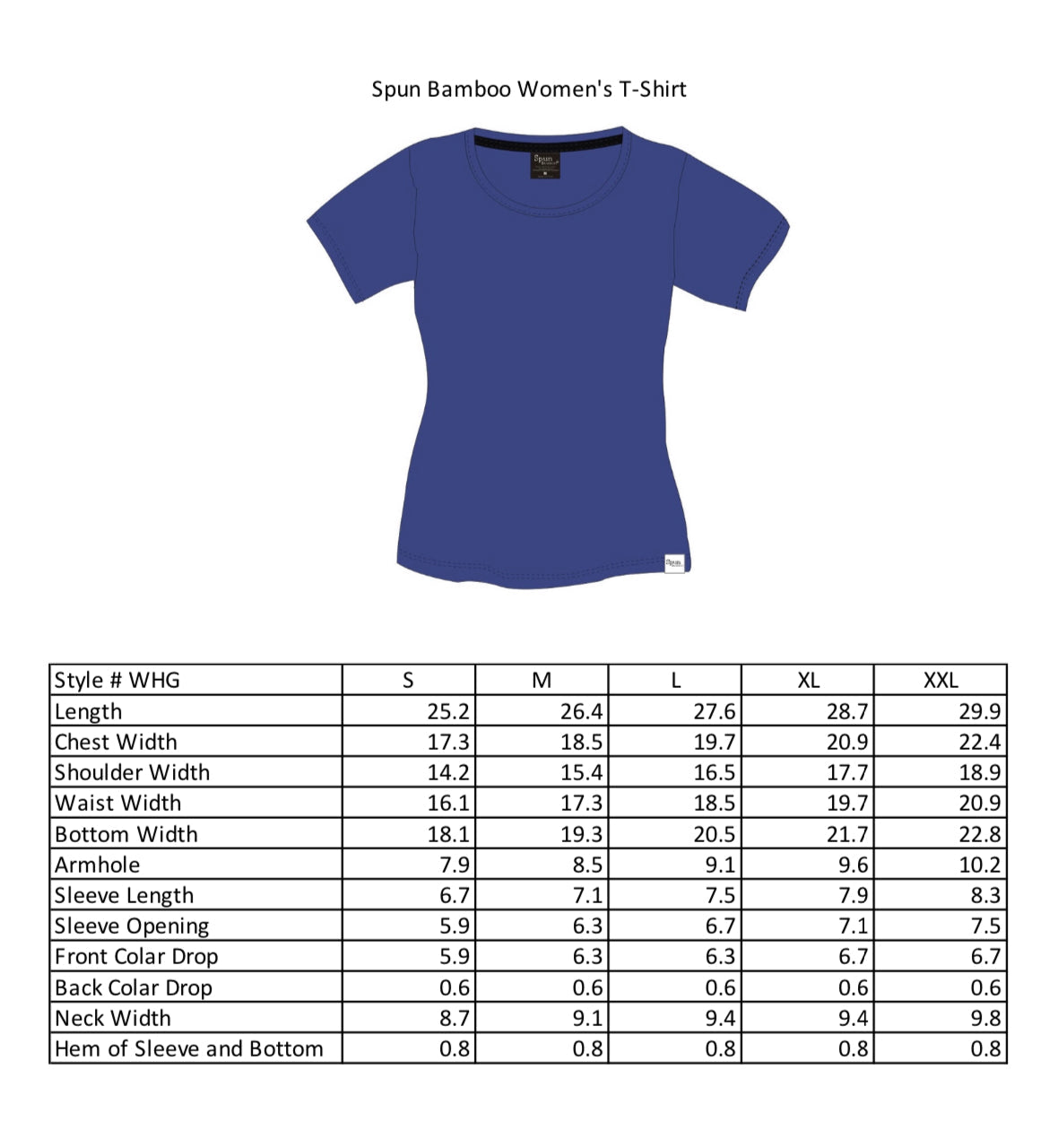 Women's Bamboo Cotton Scoop Neck Tee – Soft Sustainable Everyday T-Shirt