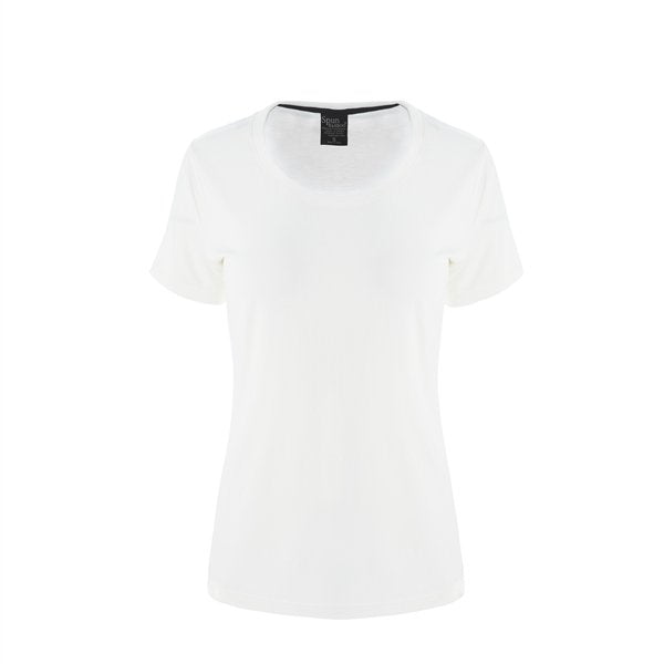 Women's Bamboo Cotton Scoop Neck Tee – Soft Sustainable Everyday T-Shirt